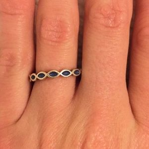 Blue Pandora Ring size 6